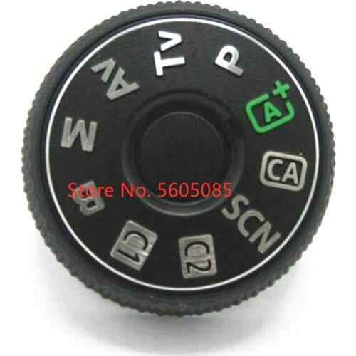 Spare Part For Canon EOS 6D Mark II Top Cover Case Mode Dial User Interface Plate Nameplate Cap Button NEW Original
