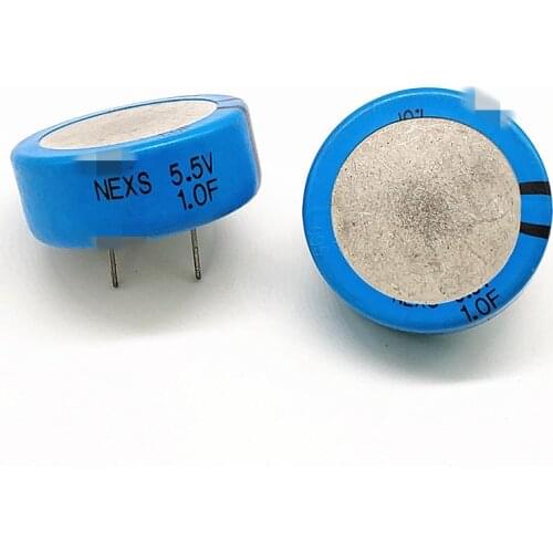 1pcs 5.5V 1.0F NEXS Series Energy Storage Memory 5.5V1F Environmental protection capacitor