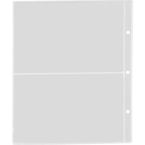 10Pcs High Quality Paper Money Album Loose-leaf Inside Page Lightweight Paper Money Holder Protective for Collecting