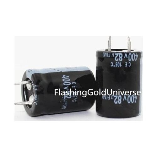 400V 82UF 82UF 400V Electrolytic Capacitor volume 22X30 best quality
