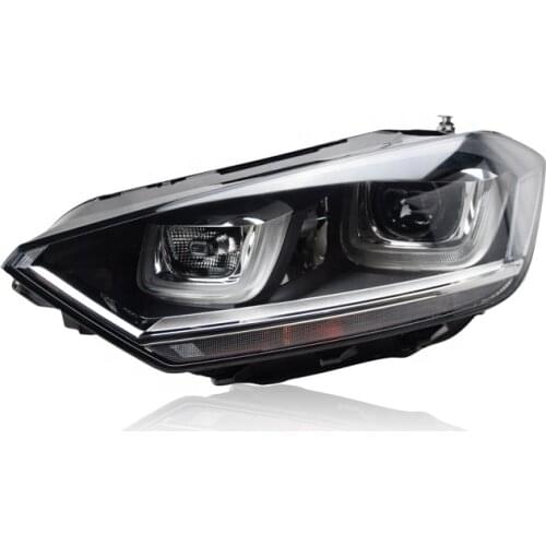 VW car auto parts for GOLF 2014-2016 years second hand headlight