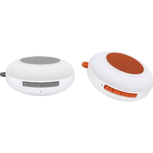 Wireless Bluetooth Speaker Portable Shower Speaker With Night Light Stereo Color Changing Support TF Card