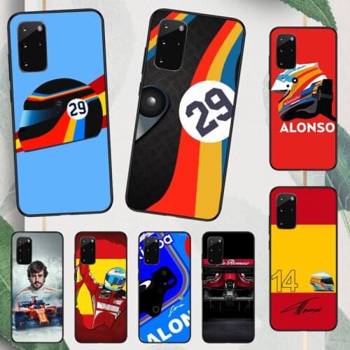 Fernando Alonso Phone Case For Samsung A50 A51 A71 A20E A20S S10 S20 S21 S30 Plus ultra 5G M11