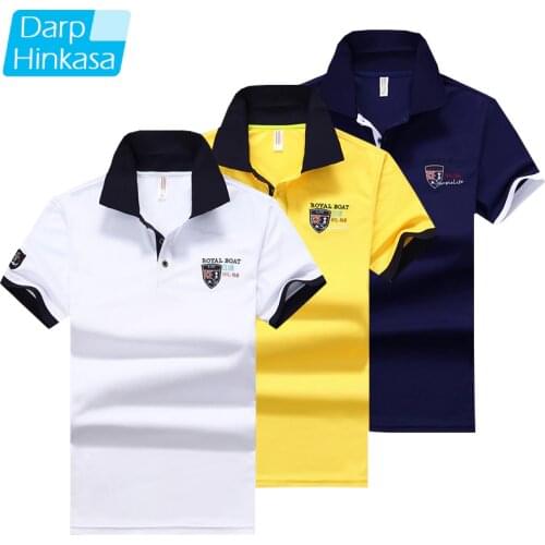 DARPHINKASA Mens Summer Polos