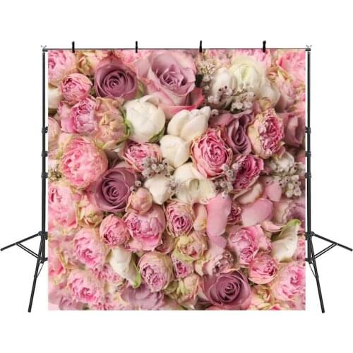 Mehofoto Flower Wall Bridal Shower Photo Background Sweet Decor Photography Backdrop Valentines Day Floral Background Props 258