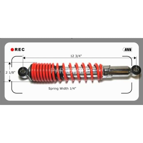 Hot Sale Red Colour Front Shock for Hammerhead 150CC Go Kart Parts