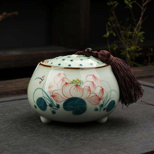 China Storage Bottles High Quality Ceramic Teapot Toxic Storage Pot Tea Caddy Sugar Pot Salt Shaker Storage Tank