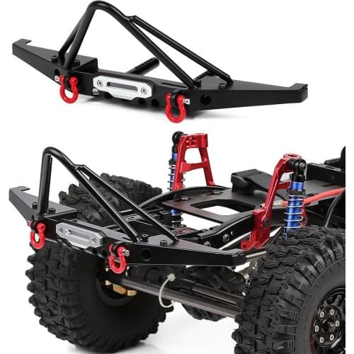 Metal Front Bumper with Winch Mount for 1/10 RC Crawler Axial SCX10 & SCX10 II 90046 Upgrade Parts