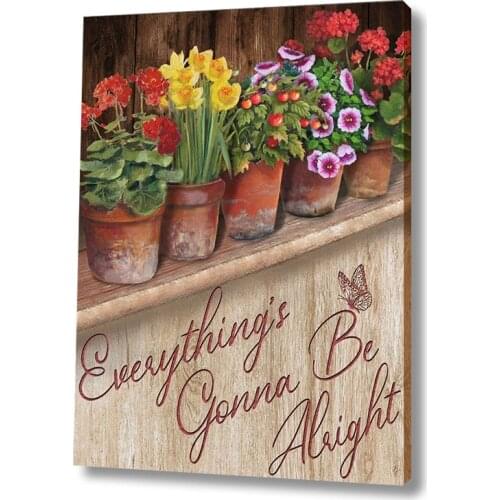 Garden Flowers Pictures Room Poster Rustic Wall Picture For Bedroom Vintage Posters Print Painting Home Decor For Bedroom Office