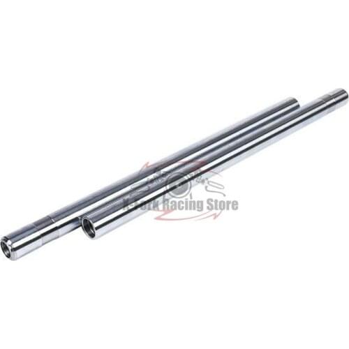 Front Fork Inner Tubes Shock Pipes Silver For Yamaha SR400 1983 1984 1985 1992 1993 Fork Bars Suspension Pipes