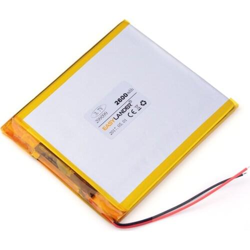 Polymer lithium ion battery) Li-ion battery 299099 2600mAh for tablet pc 9inch table