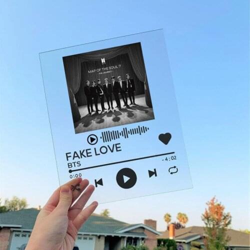 Custom Acrylic Board Music Code Picture Song Date Record Personalized Photo Frame Exclusive Memorial Gift for Friends