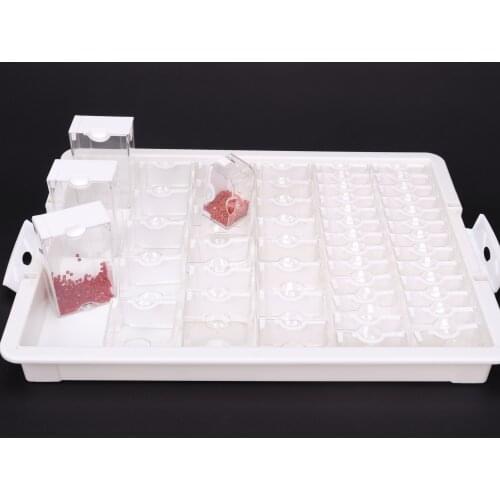 42/50/78 Grids Transparent Plastic Diamond Painting Storage Containers Case Diamond Embroidery Tools Accessories Storage Box