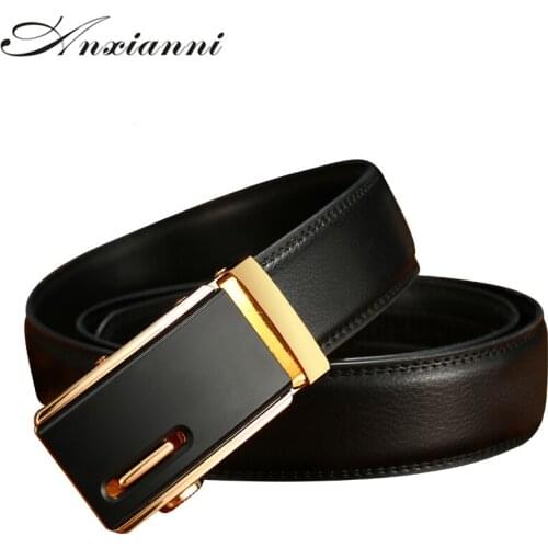 New Belt Men Genuine Luxury Leather Belts Strap Male Metal Automatic Buckle Cummerbunds cinturon hombre