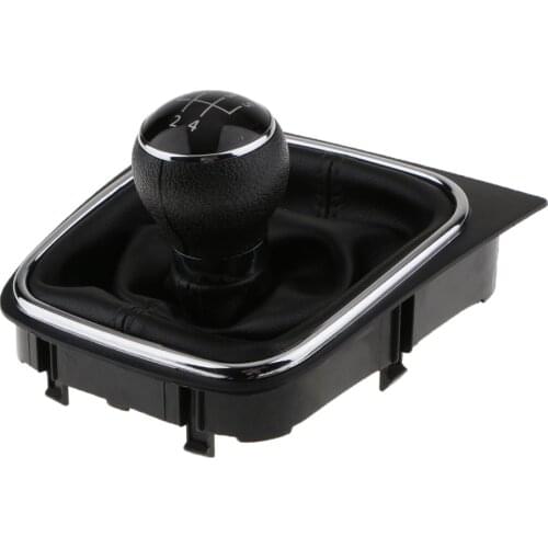 Great Performance Manual Gear Shift Knob Shifter Boot For VW Golf MK5 MK6