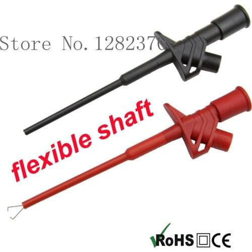 [SA] TC4169 Quick Test Professional fully insulated flexible clip test hook hook 4mm test high-voltage differential probes --10