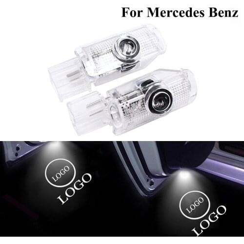 LED Car Door Light Lamp Welcome Lights Projector Laser Light For Mercedes Benz W215 R ML W164 GL X164 R300 R350 R400 R450