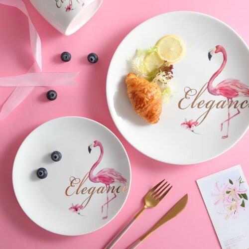 Creative Dinner Plate Ceramic Household Dish Northern European Breakfast Plate Tableware Western Steak Plate