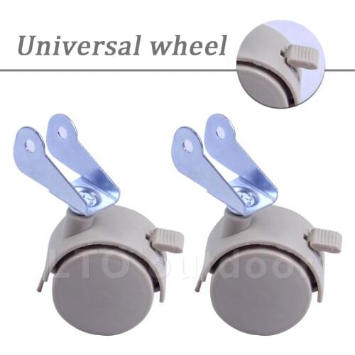 U-Shaped Splint Childrens Universal Wheel Furniture Chair Caster With Brake Office Chair Computer Desk Caster Pack Of 4