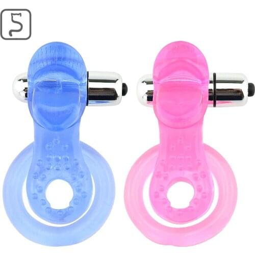 Tongue Silicone Vibration Ring Mens Vibration Lock Fine Ring Sex Toys Tongue Silicone Vibration Ring Mens Vibration Lock