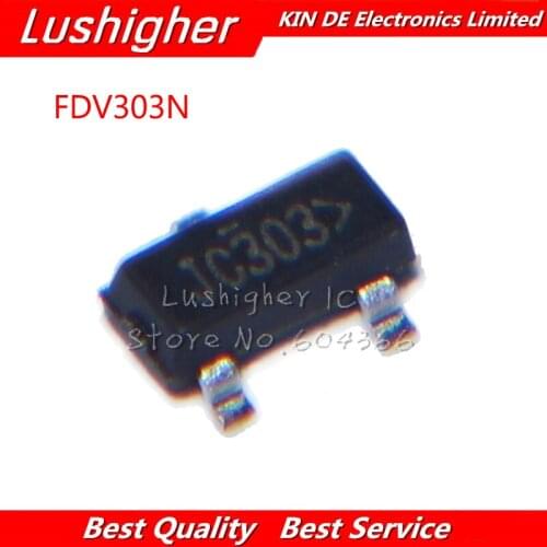 10pcs FDV303N FDV303 SOT-23