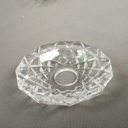 2pcs/lot chandelier crystal lamp clear glass bowl E14 lampholder net tray chandelier decorative tray lighting accessories