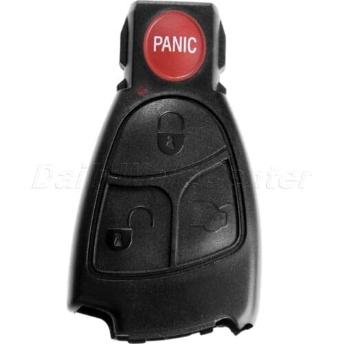 3+1 Panic Button Replacement Keyless Entry Remote Car Key Fob Shell Alarm Case Cover For MERCEDES-BENZ E C R CL GL SL CLK SLK