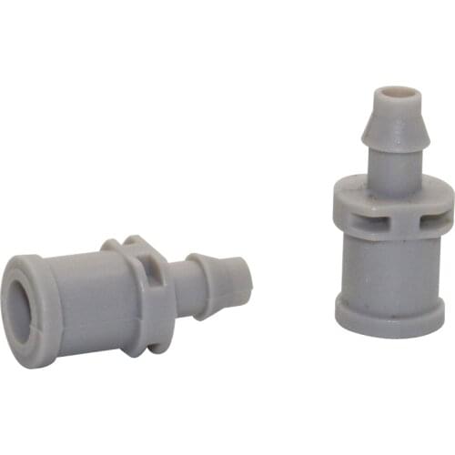 6mm to 4/7 mm Hose Barbed Connector Garden Drip irrigation Water Pipe Couplings Home Improvement Pipe Fittings 50 Pcs