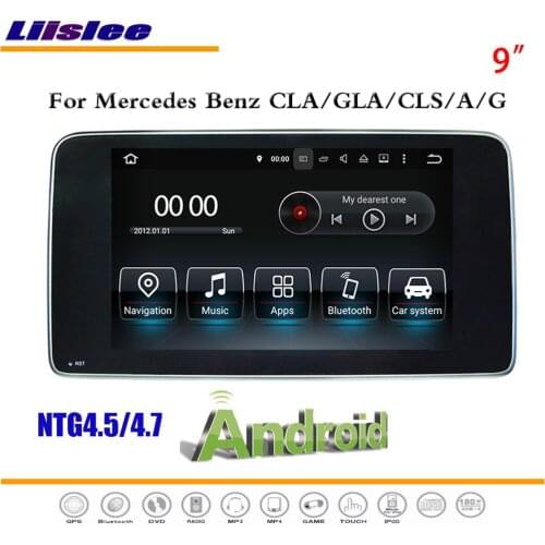 Car Stereo Radio CD DVD Player For Mercedes Benz CLA/GLA/CLS/G Class 2015 2016 2017 Android BT GPS Navigation HD Screen System