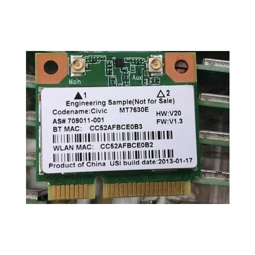 MediaTek MT7630E Half Mini PCI-express WIFI Wlan Wireless Card replacment for HP compaq laptop 709011-001 710418-001