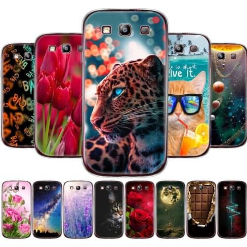 For Samsung Galaxy S3 Case i9300 Back Cover for Samsung S3 Phone Case Bumper Silicon Soft TPU Protective Coque Printing Fundas