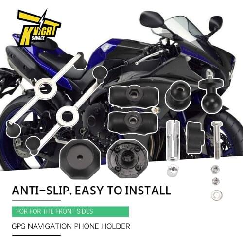 GPS Navigation Phone Holder For YAMAHA YZF R1 2002-2003 Motorcycle Accessories Frame Bracket Support Stand Mount