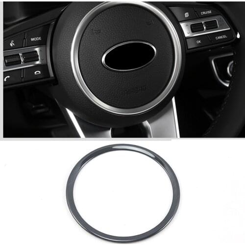 Car Steering Wheel Button Circle Ring Decorative Interior Modification for KIA Sportage R SL 2018 2019 Accessories CarStyling