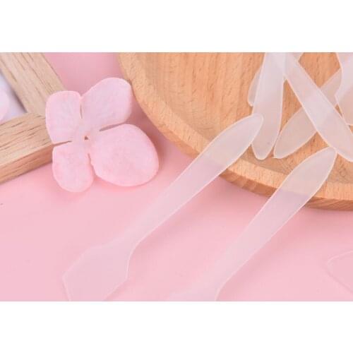 10Pcs Cosmetic Spatula Curved Scoop Makeup Mask Cream Spoon Face Beauty Tool