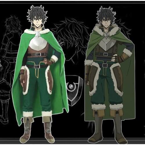Anime The Rising of the Shield Hero Cosplay Costumes Naofumi Iwatani Cosplay Costume Halloween Party Tate no Yuusha no Nariagari