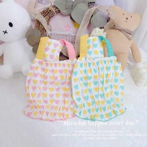 Summer Cat Puppy Dog Skirt Vest Chihuahua Clothing Yorkshire Pomeranian Shih Tzu maltese Bichon Poodle Schnauzer Dog Clothes XS