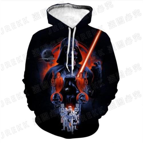 Star Wars Mens Hoodies Marvel 3D Printed Fashion Womens Sweatshirt Streetwear Harajuku Spring Children Pullovers