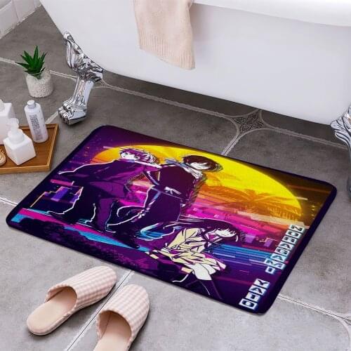 Noragami yato retro 3D Print Doormats Rectangle Non-Slip DoorMat Bedroom Kitchen Entrance Print Door rugs Dropshipping