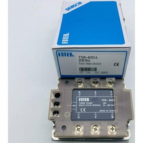 New Original Fotk Three-Phase Relay TSR-25DA-H TSR-40DA-H TSR-50DA-H TSR-75DA-H TSR-25DA TSR-40DA TSR-50DA TSR-75DA