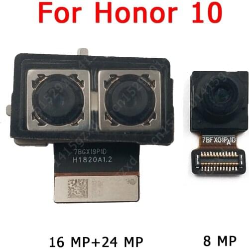 Original Front and Rear Back Camera For Huawei Honor 10 Honor10 Main Facing Camera Module Flex Replacement Spare Parts