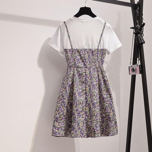 Dress womens summer dress 2021 new age-reducing floral chiffon slim