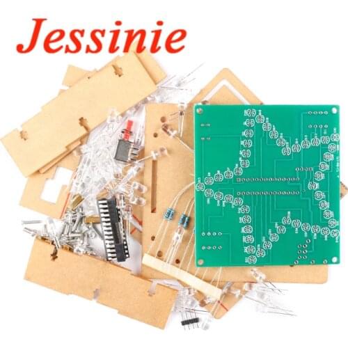 Five-Pointed Star Breathing Light LED Light Electronic DIY Kit Colorful 51 Single Chip Microcomputer Christmas Soldring Training