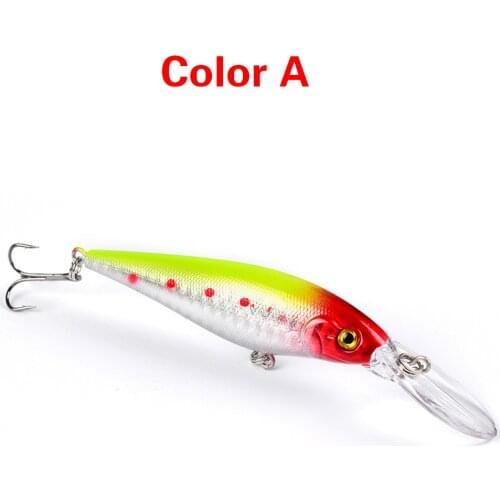 1PCS Lifelike Floating Lures for Fishing 115mm/10.5g Crankbaits Fishing Minnow Bass Hard Bait Fishing Accessories Wholesale