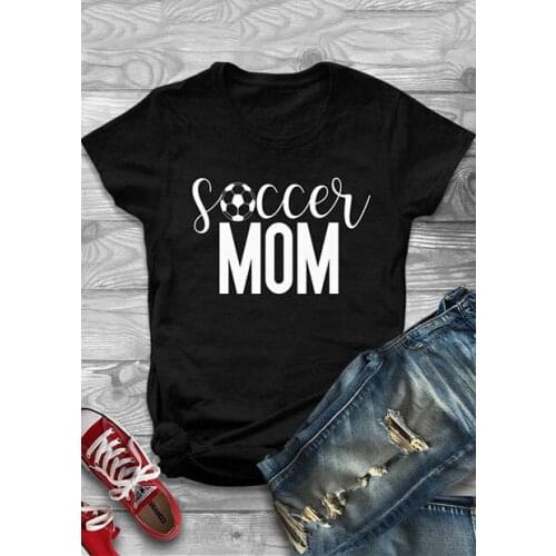 S*ccer Mom Short Sleeve T-Shirt 90s fashion tops tees mother gift summer new grunge goth tumblr shirt graphic feministe tshirt