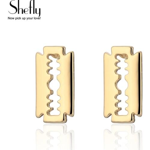Серьги-гвоздики SHEFLY China At AliExpress