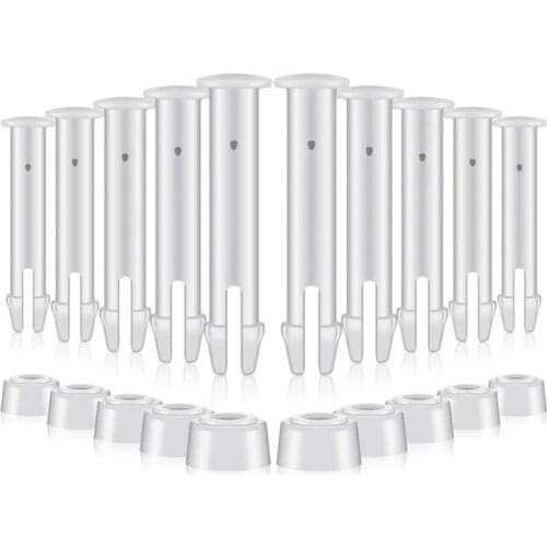 30 Pcs Pool Connector Pins Replacement Plastic Pool Pins with 30 Pcs Pool Seals for Intex 10-12 Ft Metal Frame,2.16 Inch
