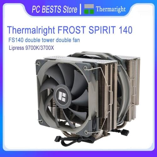Thermalright TL-FS140 4 Heatpipes Dual tower dual fan CPU cooler Computer case Quiet cooling Fan for Intel AMD