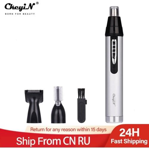 3 in 1 Electric Nose Hair Trimmer USB Charge Eyebrow Trimmer Set Rechargeable Nose Ear Sideburns Hair Shaving Kit Men Face Care