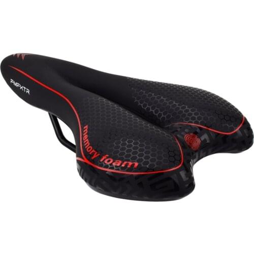 Comfortable Silicone Cotton Padded Bicycle Seat Mountain Bike Saddle Bag Universal Bicycle Seat Bicycle Saddle Accessories