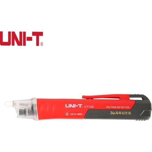 UNI-T UT12A UT12B UT12C UT12D AC Voltage Detector / Beep Tip / Flash Tip / Auto Power Off / Vibration Tip / AC 90V ~ 1000V